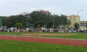 Juego en cancha de Polonia