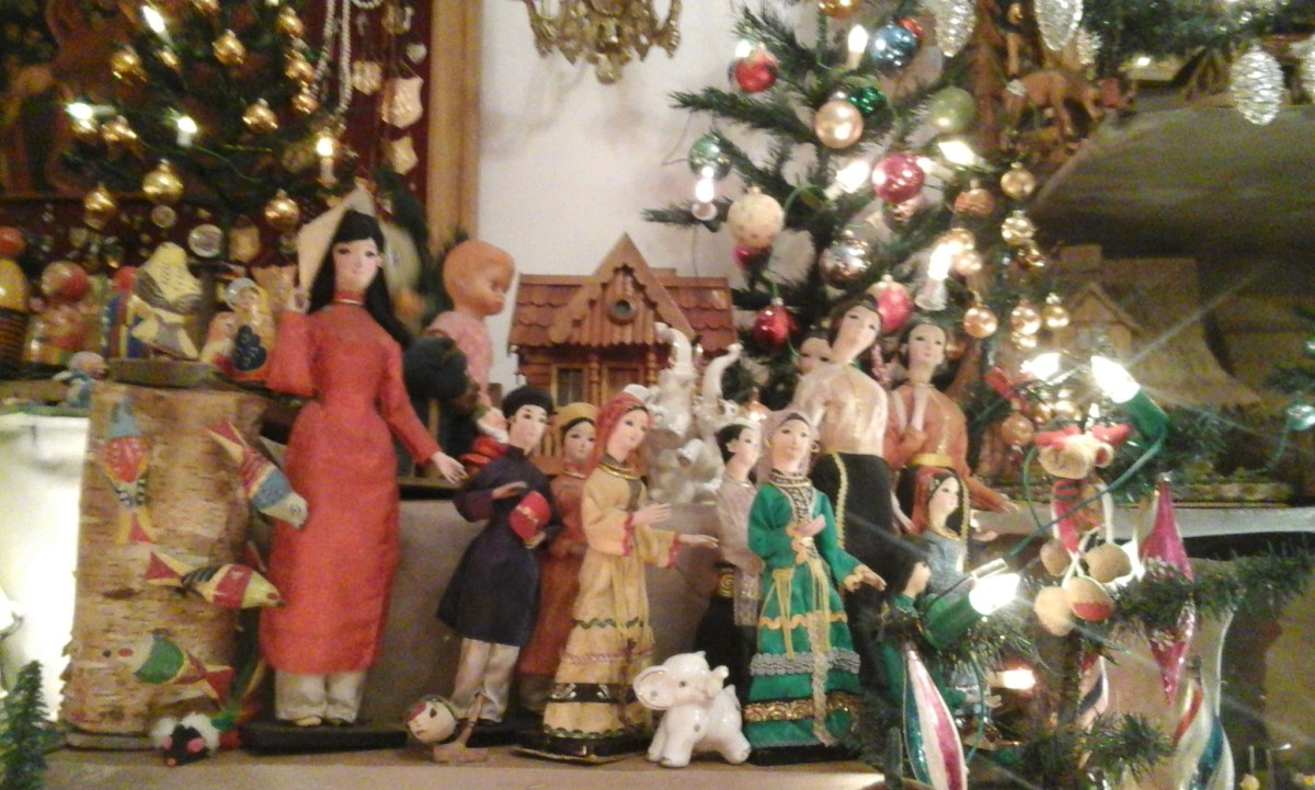 Adornos navideños de diferentes países