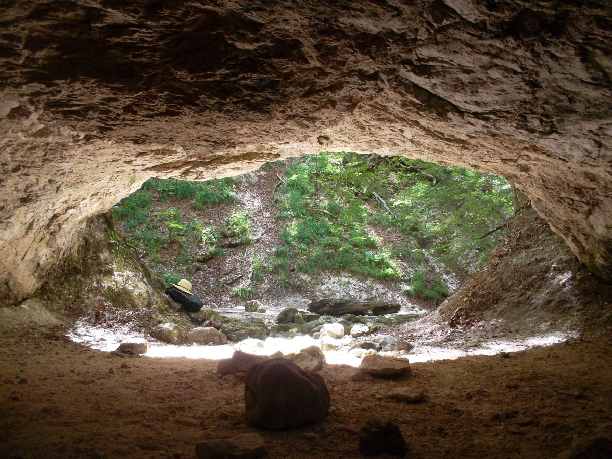 Interior de la gruta de las hadas
