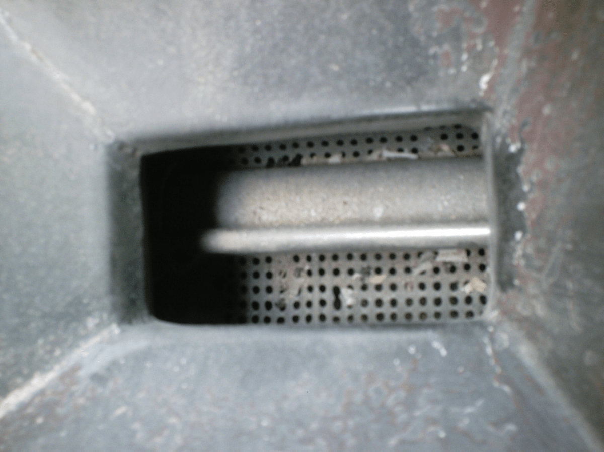 Detalle del interior del cremulador