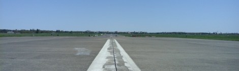 Vista de la pista del aeropuerto de Tempelhof
